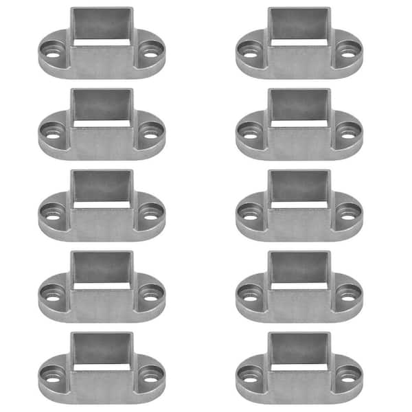 Afoxsos Aluminum Alloy Square Post Flange Base for 1-1/2 x 1-1/2 Wall ...