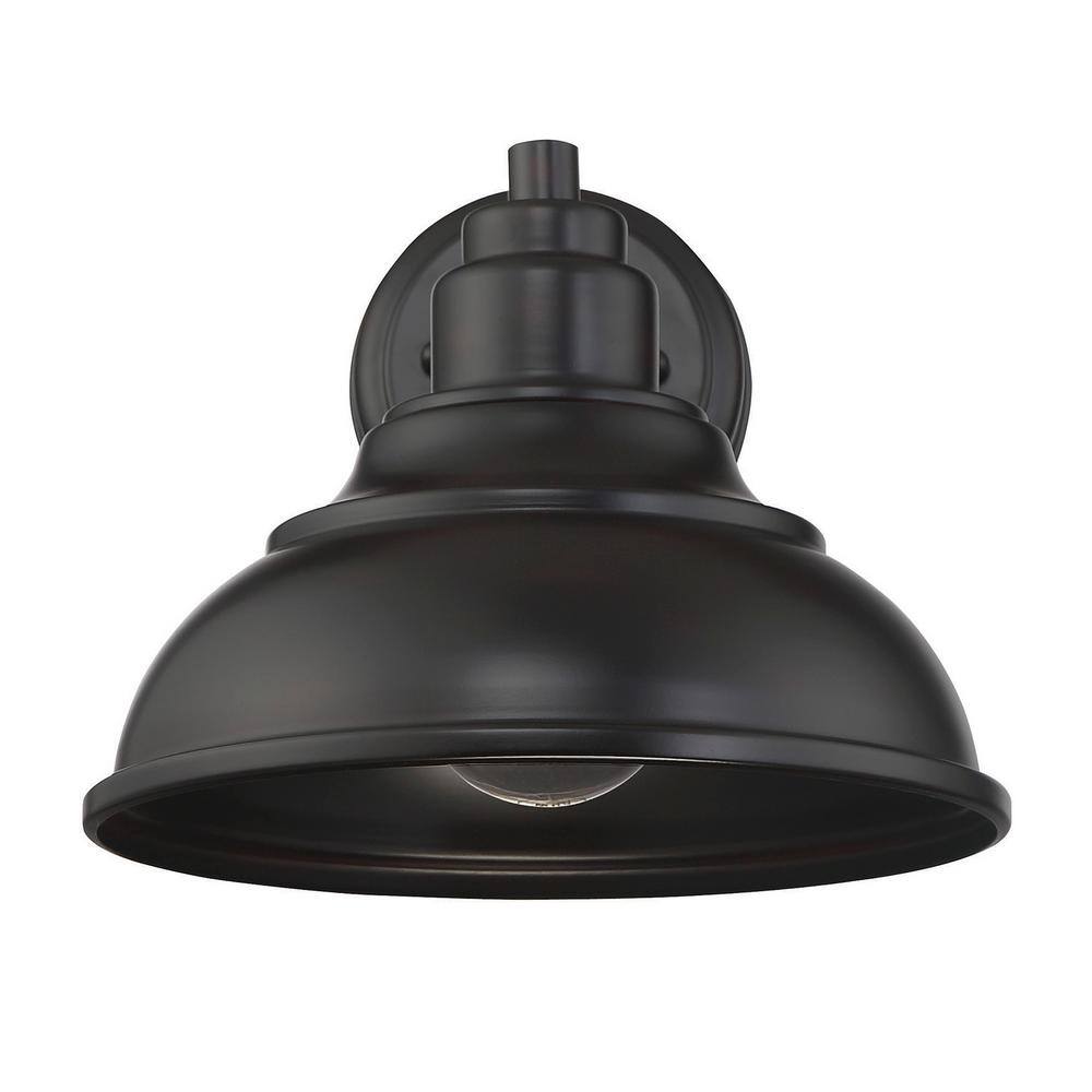 English Bronze Dimmable Outdoor Lantern Wall Sconce