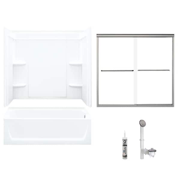 STERLING Ensemble 32 in. x 60 in. x 73 in. Bath and Shower Kit with