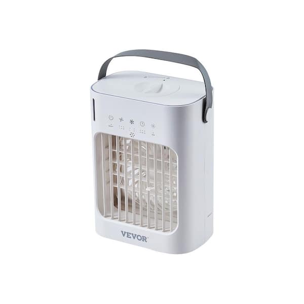 VEVOR Portable Air Conditioner, 4-in-1 Evaporative Air Cooler, 3-Speed Mini Air Conditioner with 0-7H Smart Timer, 700ml Water