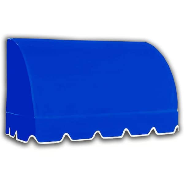 AWNTECH 5.38 ft. Wide Savannah Window/Entry Fixed Awning (31 in. H x 24 in. D) Bright Blue