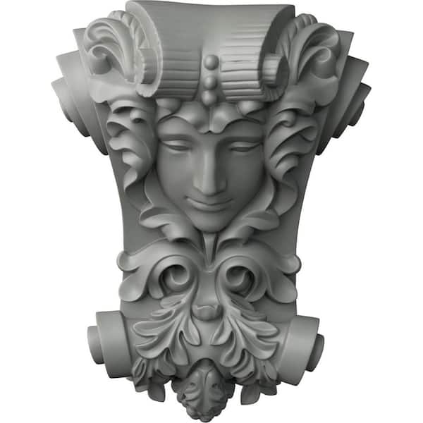 Ekena Millwork 15 in. x 20-1/8 in. x 10-1/4 in. Polyurethane Athena Onlay