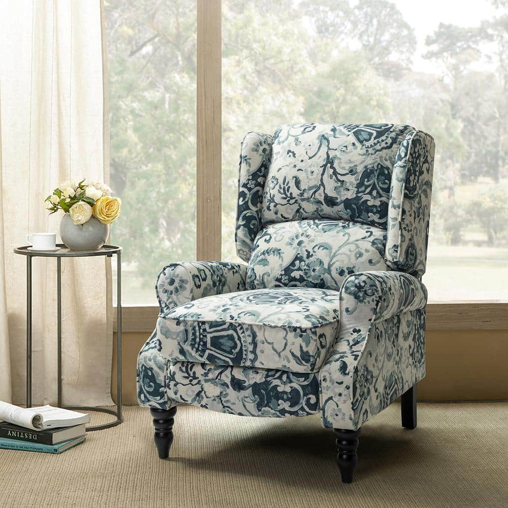 JAYDEN CREATION Bogazk Floral Fabric Standard (No Motion) Recliner ...