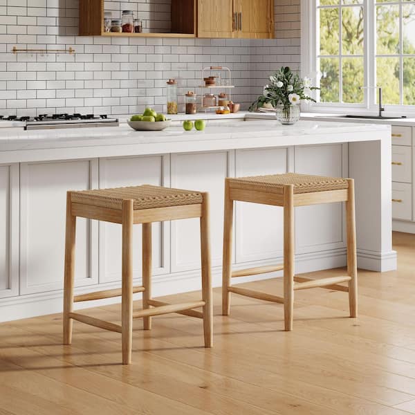 CHRISTOPHER KNIGHT HOME Ahern Boho 25.8 in. H Natural Finish Solid Wood ...