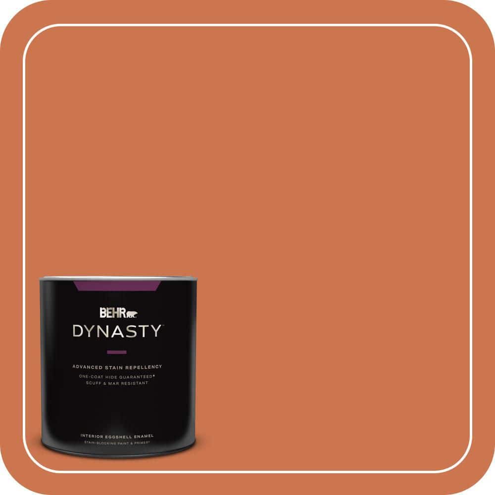 1 qt. #PMD-103 Sweet Carrot Eggshell Enamel Interior Stain-Blocking Paint and Primer price history on PriceWatchPro