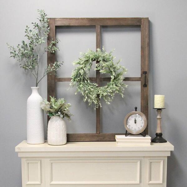 Stratton Home Decor Wood Windowpane 