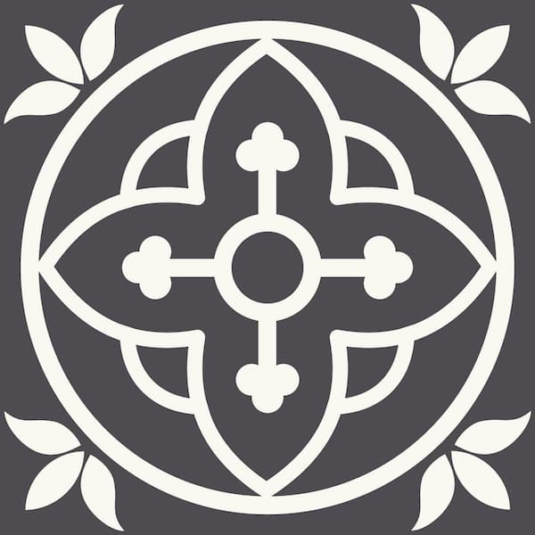 MI ALMA Grey B20 8 in. x 8 in. Vinyl Peel and Stick Tile (24 Tiles, 10.67 sq. ft./Pack)