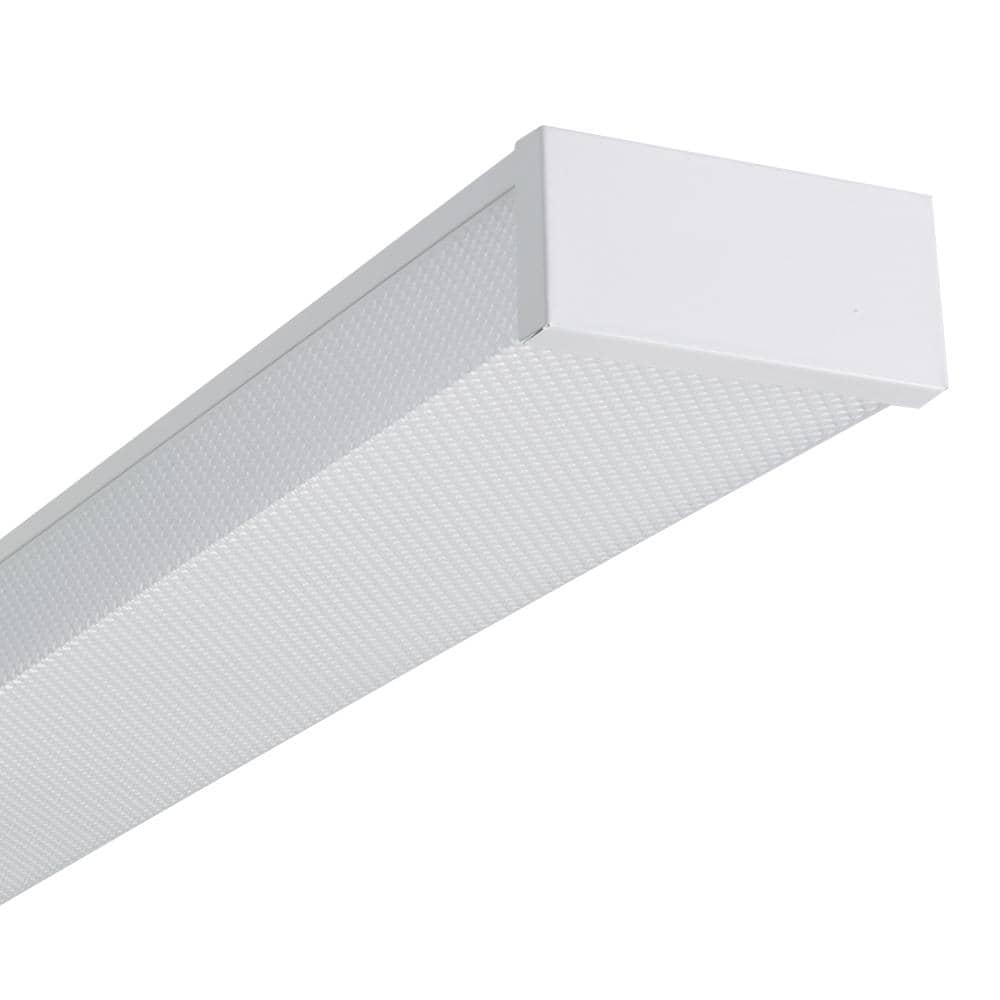 Metalux 48" Energy-Efficient LED Wraparound Light Fixture, White