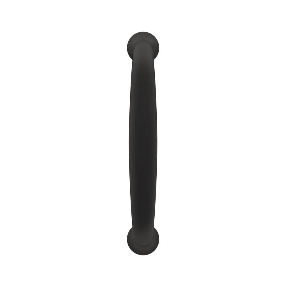 Matte Black Traditional Cabinet Drawer Pull with Mounting Hardware