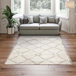 Bromley Kyoto Snowflake-Bronze 9 ft. x 13 ft. Area Rug