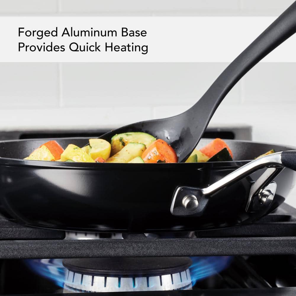Onyx Hard Anodized Aluminum Nonstick Frying Pan Set, 2-Piece