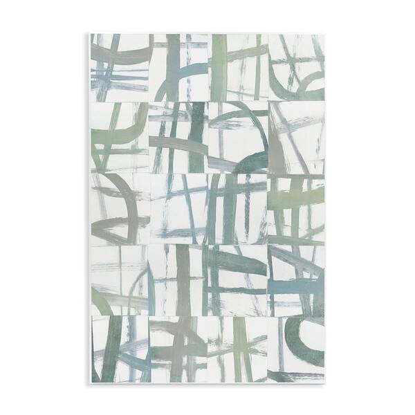 Contemporary Linear Harmony by Hannah Dawson 1-Piece Unframed Abstract Graphic Art Print 15 in. x 10 in.