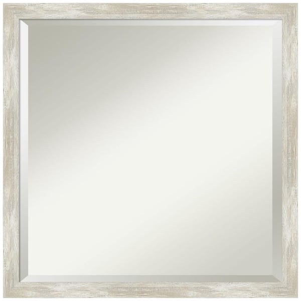 Amanti Art Crackled Metallic 22 in. x 22 in. Modern Square Framed ...