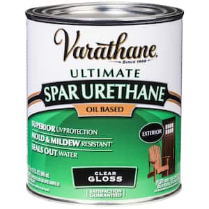 Varathane 1 Quart Clear Gloss Oil-Based Exterior Spar Urethane