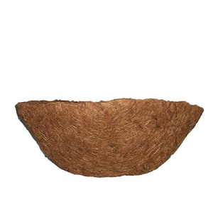 English Garden 14 in. Premium Round Replacement Coconut Liner with Soil Moist Mat (2-Pack)