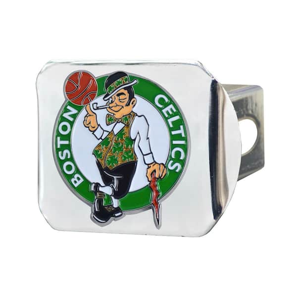 FANMATS NBA Boston Celtics Color Emblem on Chrome Hitch Cover