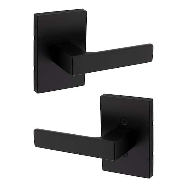 Singapore Matte Black Rectangular Straight Hall/Closet Door Handle