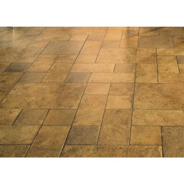 Unbranded Tuscan Stone Sand Laminate Flooring - 5 in. x 7 in. Take Home Sample-DISCONTINUED