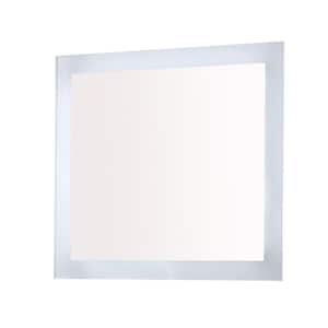 Innolight 30 in. W x 27 in. H Frameless Rectangular LED Light Bathroom Vanity Mirror
