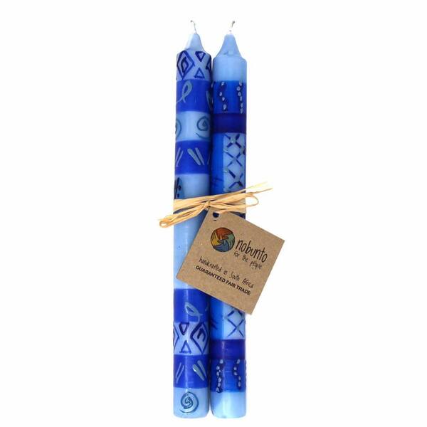 Global Craft Blue Feruzi Design Unscented Hand-Painted