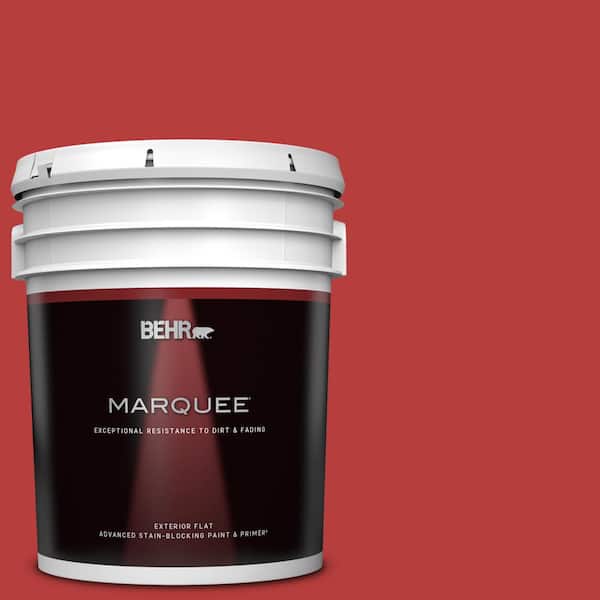 BEHR MARQUEE 5 gal. #S-G-170 Licorice Stick Flat Exterior Paint & Primer