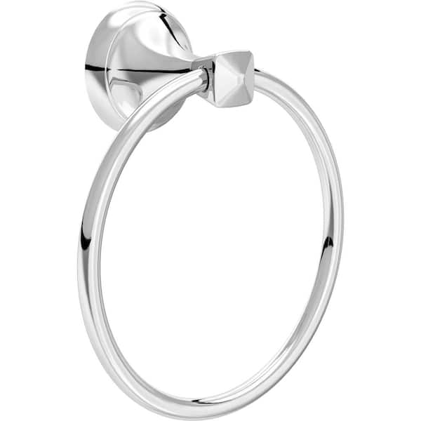 Delta Esato Wall Mount Round Closed Towel Ring Bath Hardware Accessory in Polished Chrome
