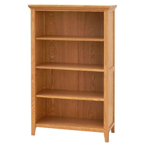 DonnieAnn Fraser 4-Shelf Bookcase in Oak
