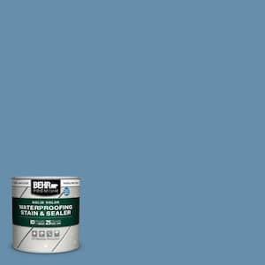 8 oz. #S500-5 Treasure Map Solid Color Waterproofing Exterior Wood Stain and Sealer Sample