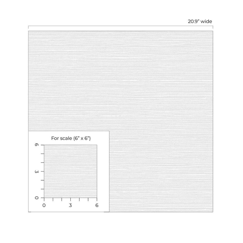 White Faux Grasscloth Paintable Peel and Stick Wallpaper