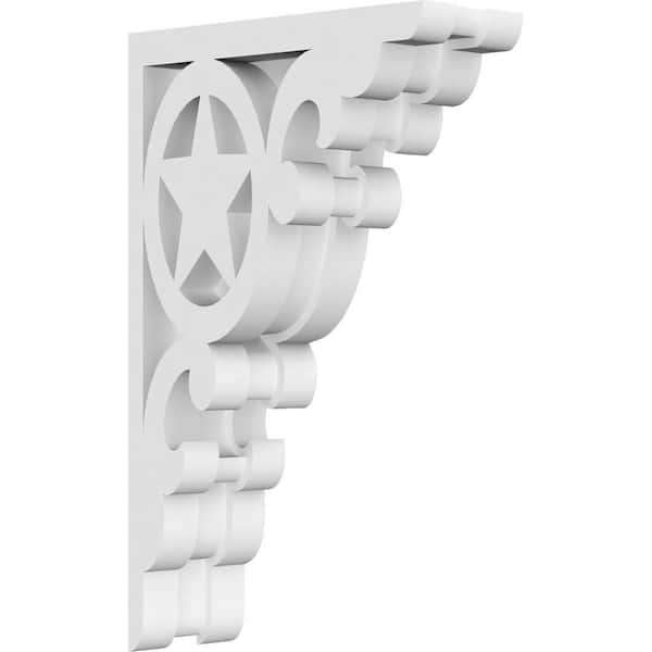 Ekena Millwork 1-7/8 in. x 8 in. x 5 in. PVC Austin Corbel
