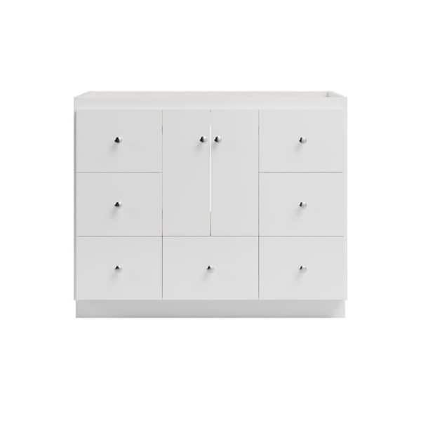 Simplicity by Strasser Slab 42 in. W x 21 in. D x 34.5 in. H Bath Vanity Cabinet without Top in Winterset