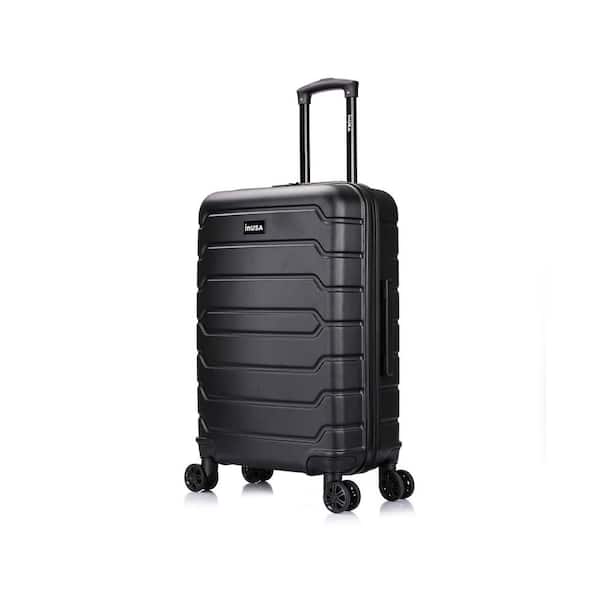 lamp boiler het is mooi InUSA Trend 24 in. Black Lightweight Hardside Spinner Suitcase IUTRE00M-BLK  - The Home Depot