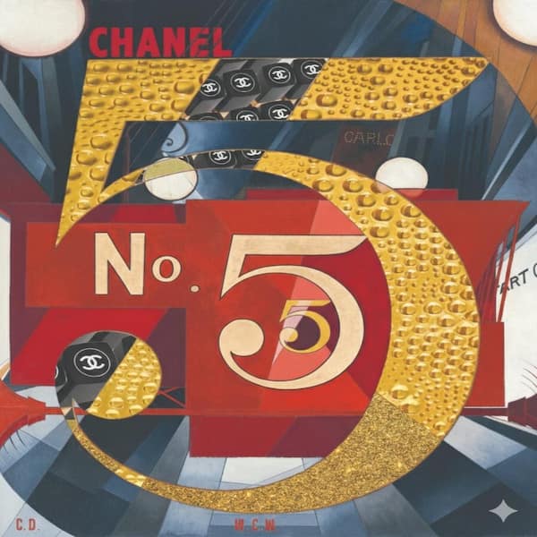 VENICE BEACH Collections I Saw Chanel No 5 in Gold alal Demuth by