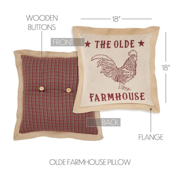 Wheat Plaid Give Thanks Pillow 18x18 - Allysons Place