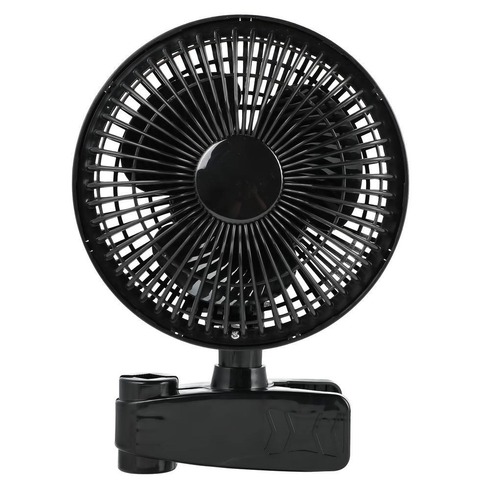 High Quality Motor 6 in. 2 fan speeds Pedestal Fan in Black, Mini Clip-On Manually Adjustable 90° Angles & Low Noise price history on PriceWatchPro