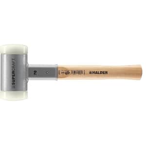 Halder Supercraft Dead Blow, Non-Rebounding Hammer with Nylon Face Inserts  and Steel Housing, 2.36 / 60.14 oz.