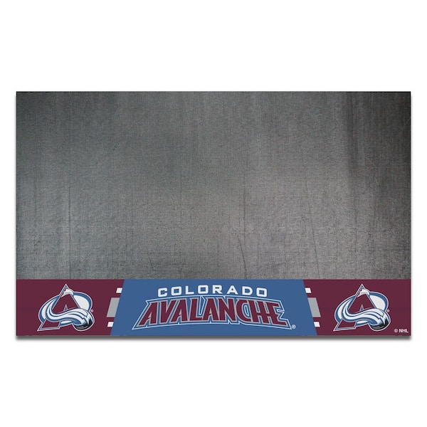 FANMATS Colorado Avalanche 26 in. x 42 in. Grill Mat