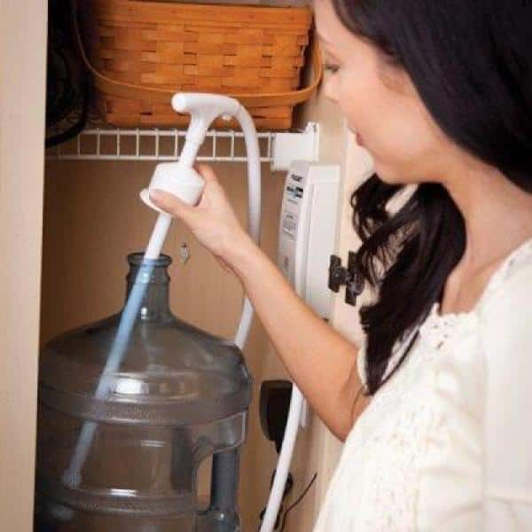 FloJet Pump Dispenser  Crystal Clear Bottled Water