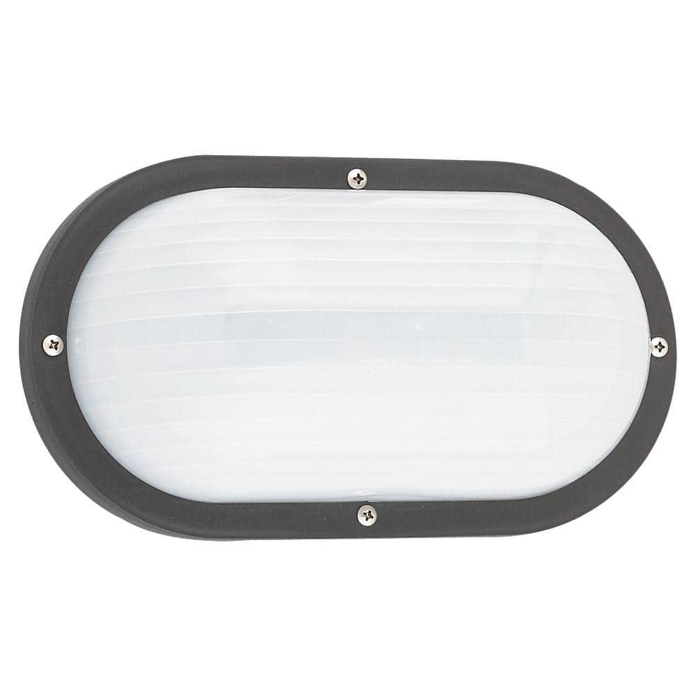 Bayside Small Black Outdoor Bulkhead Light