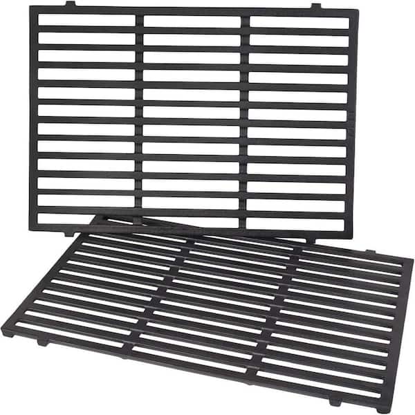 7638 Grill Grates Replacement for Weber Spirit 300 Series, E-310 E-330 Cast Iron (2-Pack)