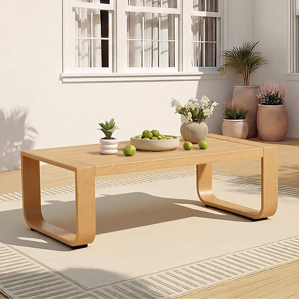 Sebastian Brown Aluminum Coffee Table for Patio Conversation Set with Plush Fabric Cushion, Rust-resistant, Weatherproof price history on PriceWatchPro