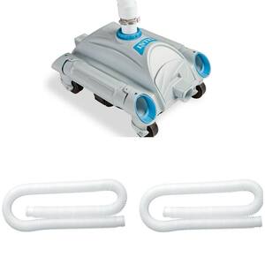 Automatic Pool Cleaner Vacuum with 24 Ft. Hose & 1.25 in. Dia. Hose 59 In (2-Pack), Includes 1 automatic pool cleaner