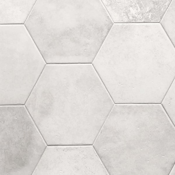 Ivy Hill Tile Hayes Blanco 7.87 in. x 9.44 in. Matte Porcelain