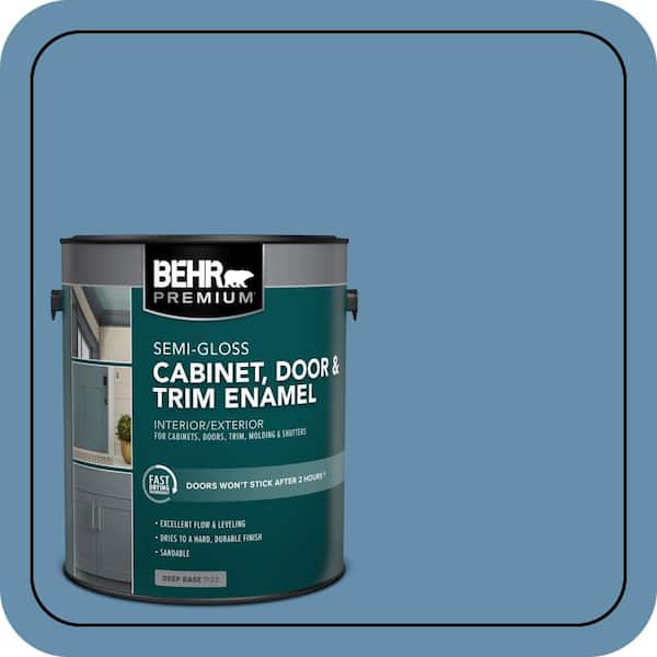 1 gal. #S500-5 Treasure Map Semi-Gloss Enamel Interior/Exterior Cabinet, Door & Trim Paint