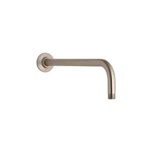 14 in. Right-Angle Shower Arm in Brushed Bronze