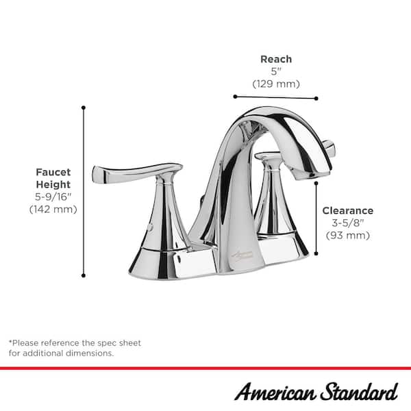Chatfield 4 in. Centerset 2-Handle Bathroom Faucet in Brushed Nickel Chatfield 4 in. Centerset 2-Handle Bathroom Faucet in Brushed Nickel