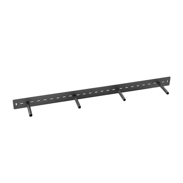Floating Shelf Bracket 1 Pack 230 lbs./104 kg Weight Capacity 46 x 6.2 x 3 in./1168.4 x 157.4 x 76.2 mm Heavy Duty Black