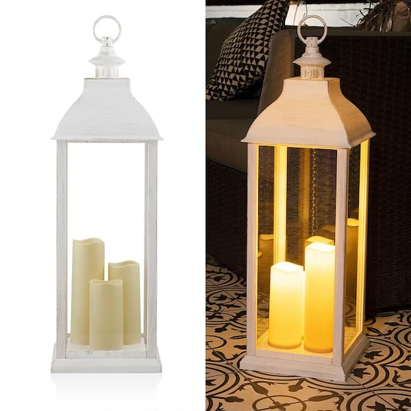 Oversized LED Candle Lanterns