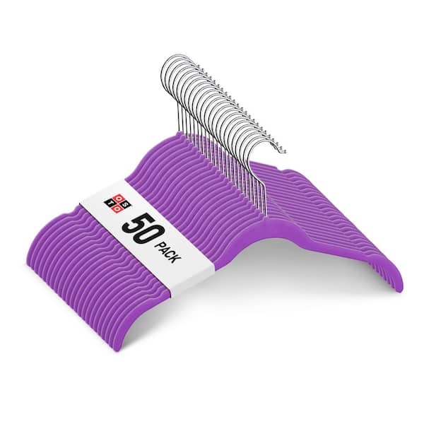 OSTO Purple Velvet Hangers 50-Pack