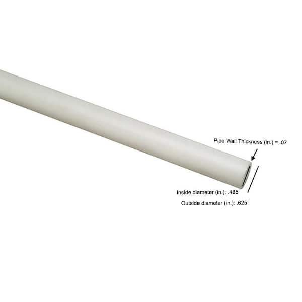 1/2 in. x 5 ft. White PEX Pipe 1/2 in. x 5 ft. White PEX Pipe